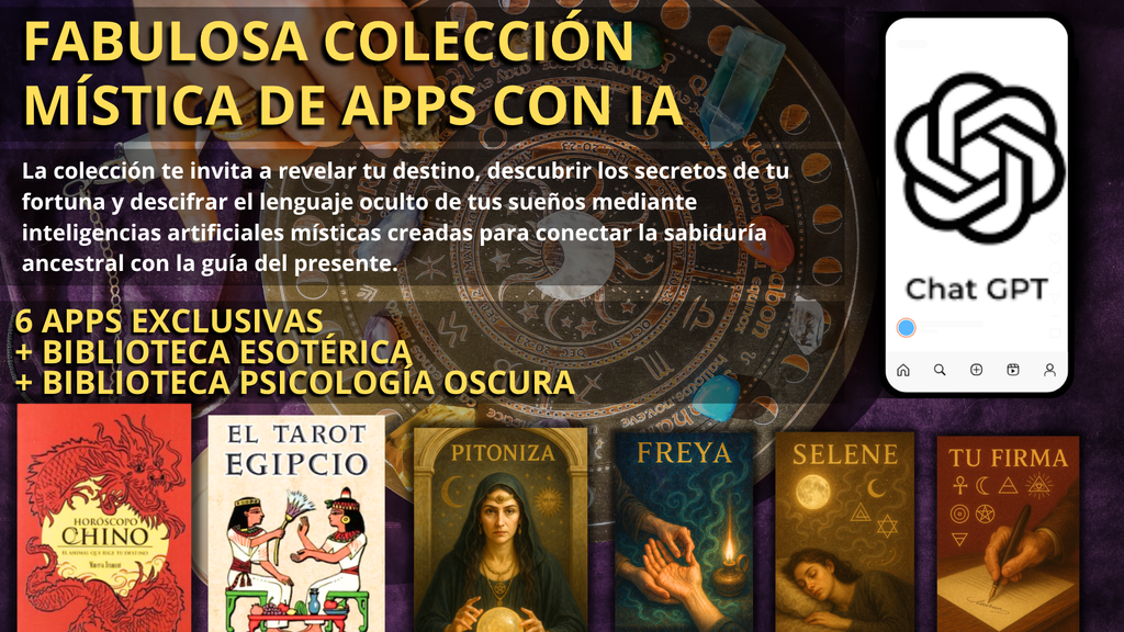 Mega Colección Mística de Apps con IA+ Bibliotecas