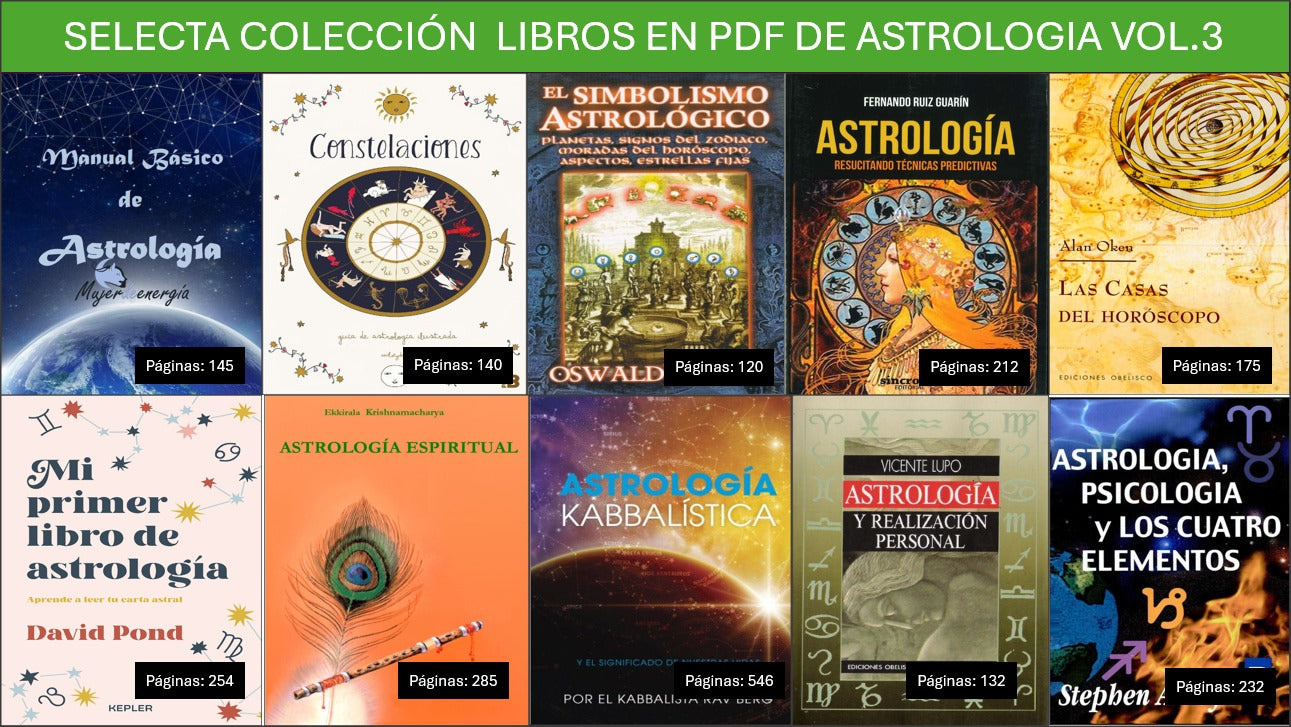 Astrología – Volumen 3: Colección e-Book