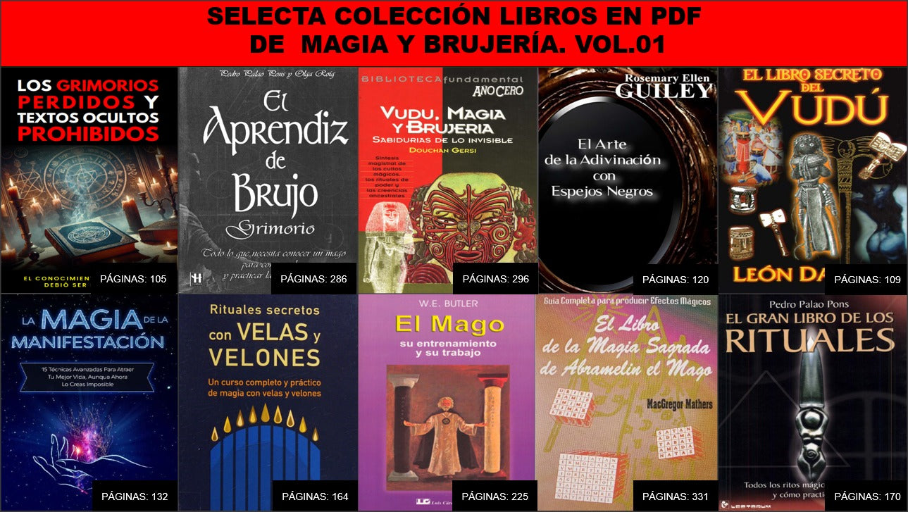 Magia y Brujería – Volumen 1: Colección e-Book