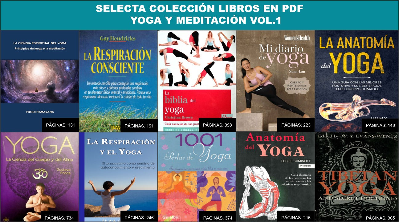 Colección Yoga y Meditación – Vol. 1: Colección e-Book