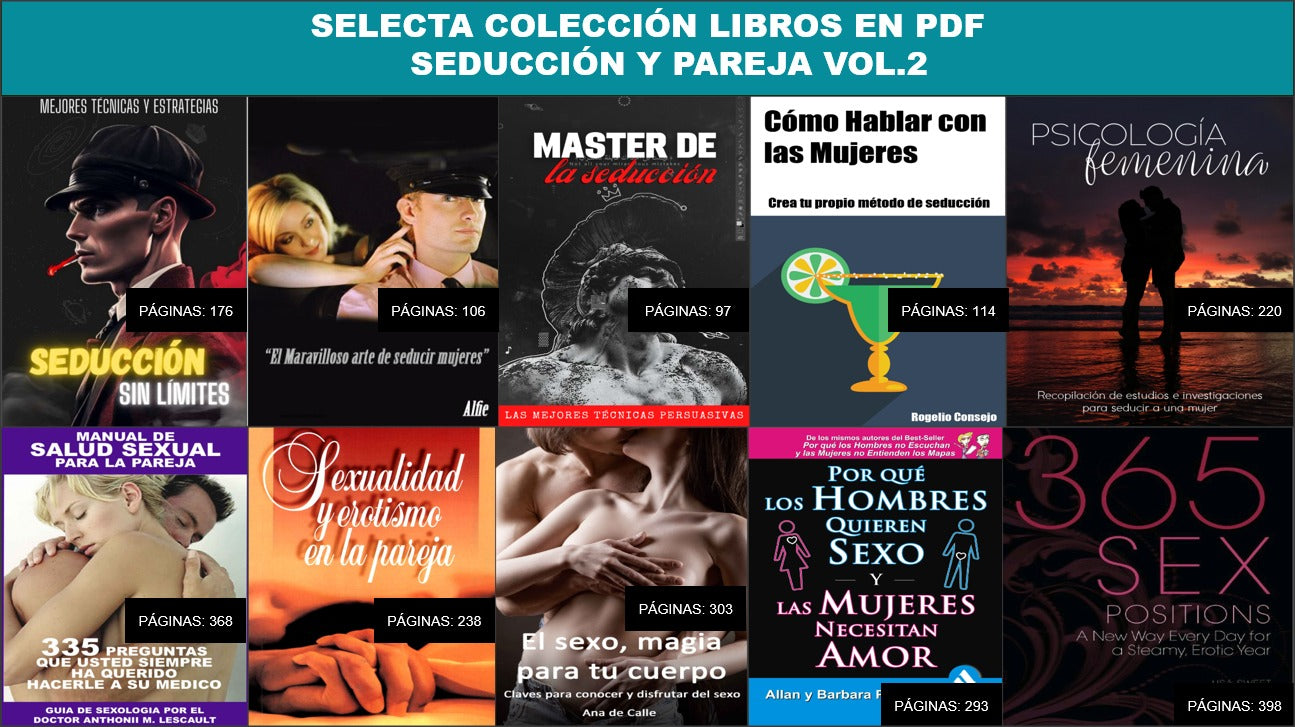 Seducción y Pareja – Vol. 2: Colección e-Book (Copia)